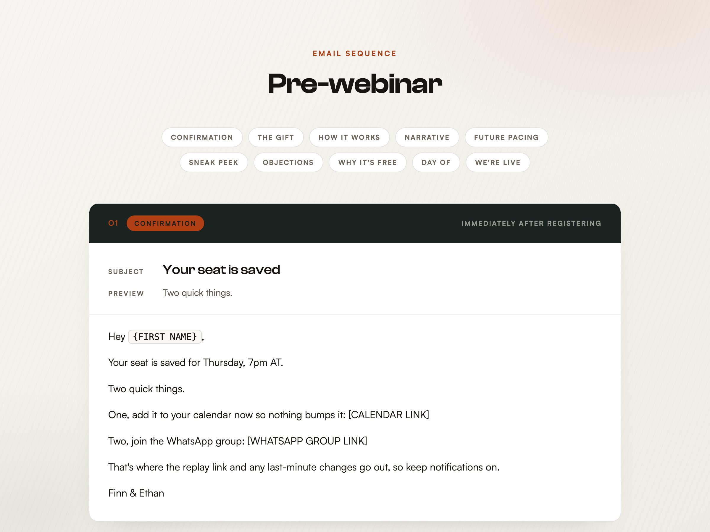 Pre-webinar preview